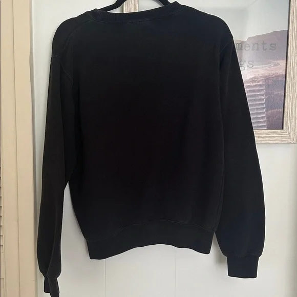 Size Small “Ok, But First Coffee” Crewneck Sweatshirt Pull Over John Galt - Picture 2 of 2